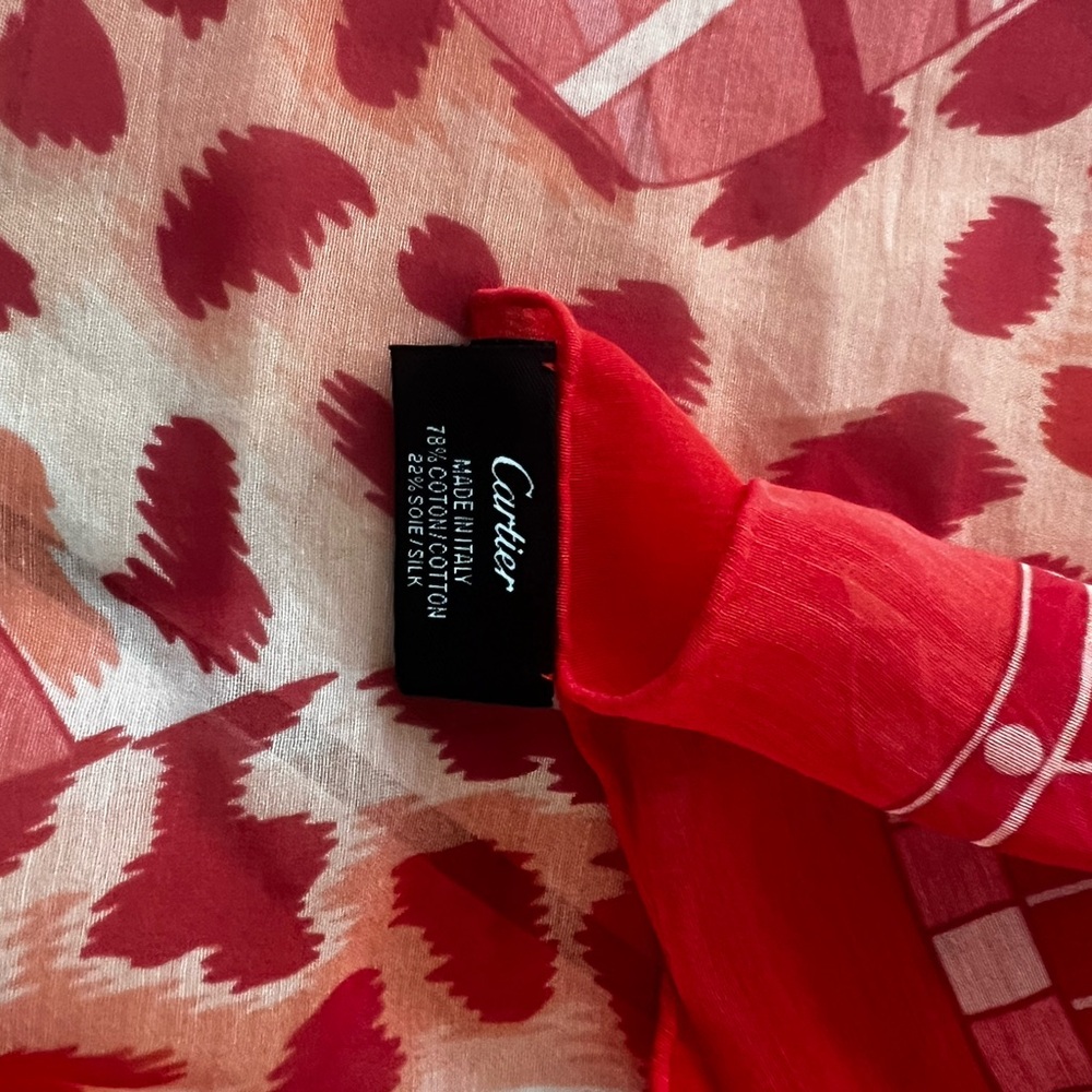Cartier panther in the jungle scarf - Picture 7 of 8